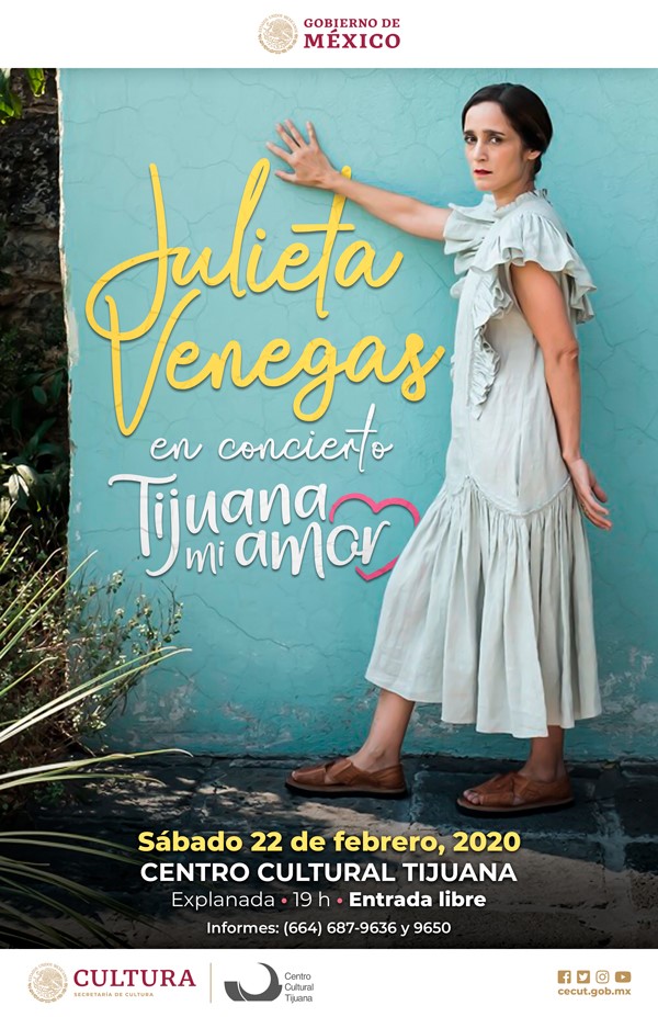 Julieta Venegas regresa a casa con concierto gratis en el Cecut • Yo Amo Tijuana